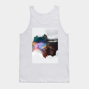 Delusive activities A Colorful Negative Space Art Tank Top